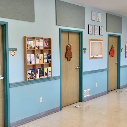 Exam Room Doors at Camboro Veterinary Hospital